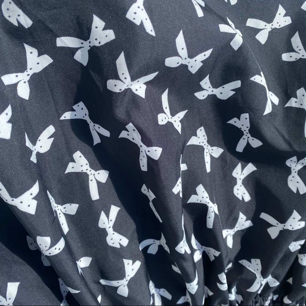 Tommy Hilfiger Tommy Girl Bow Print Mini Skirt - Picture 2 of 4